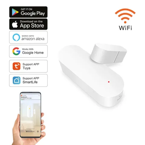 Tuya Smart WiFi Door Sensor Open Close Detector for Alexa Google Home US
