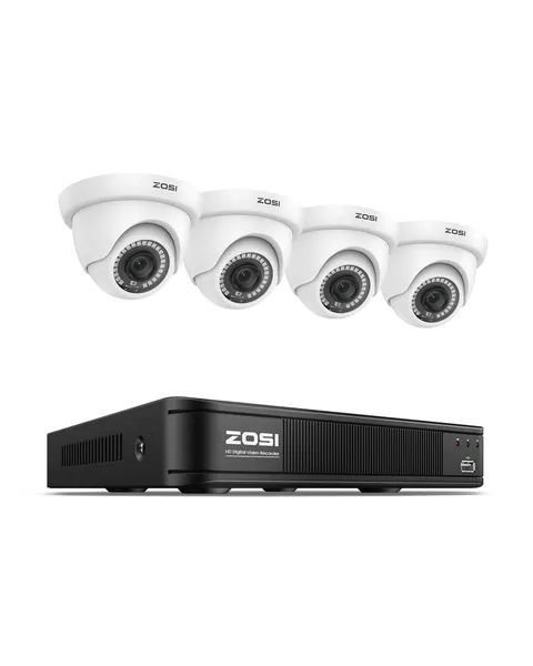 3K Lite Wired Security Camera System, 4 X 2MP Dome Cameras, NO HDD