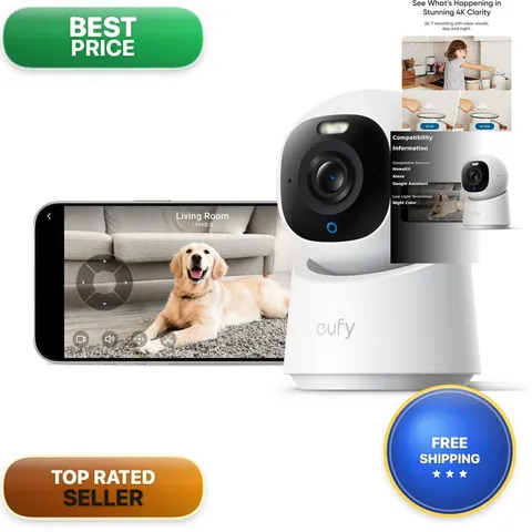 eufy Security 4K Indoor Camera E30 No Subscription Pet Camera