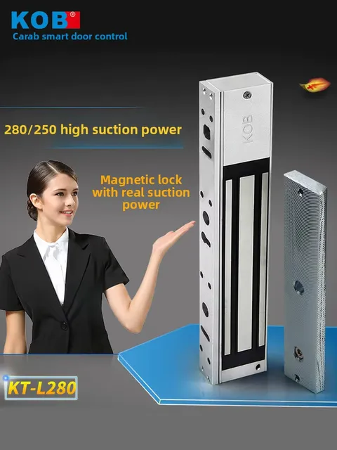 access control magnetic lock 280 kg electromagnetic lock single door delay elect