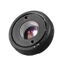 black CCTV box camera 3.7mm pin hole focal length cone lens F2