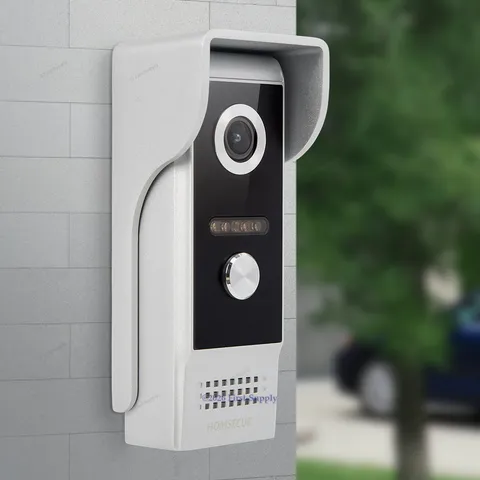HOMSECUR Video Door Bell Intercom Camera Ring For Gate Intercom & Access Control