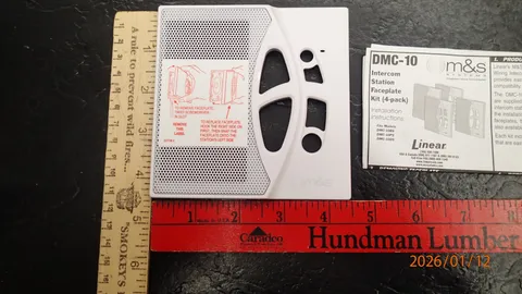 DMC-10 Intercom Station White Faceplates 4 pack new