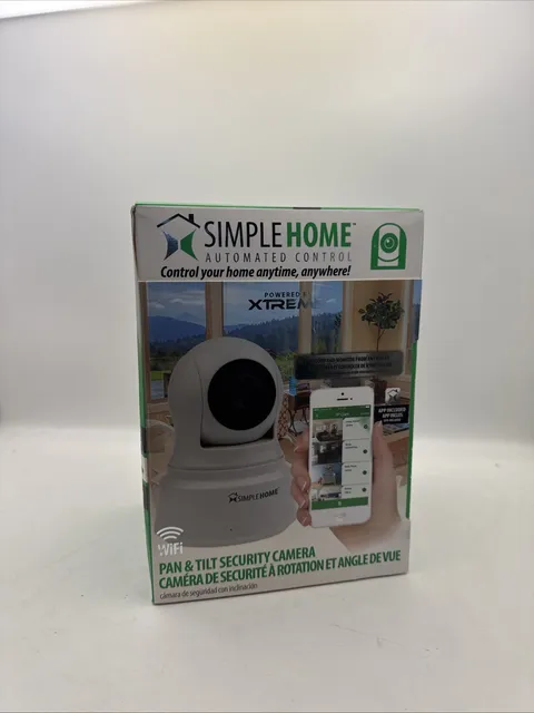 Simple Home WiFi Pan & Tilt Security Camera automated control