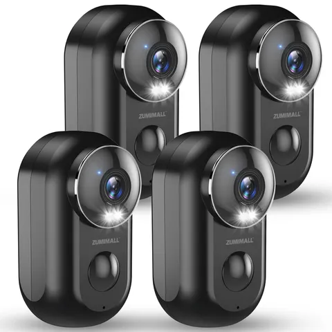 Security Cameras Wireless Outdoor, 4 Packs, 2K Cameras for Home Security, Out...