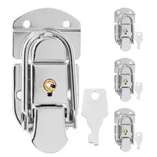 4 Pcs Suitcase Latch Locking Clasp Metal Hardware for Luggage Latches