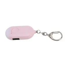 Security Alarm Keychain With LED Light Rechargeable Waterproofing 130dB Sel EWOV