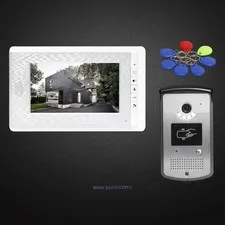 7inch Video Door Phone Intercom System Electric Lock Supported for Home Security
