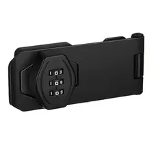 Cabinet Lock Keyless 3-Digit Password Combination Code Hasp  Lock  Knob1717