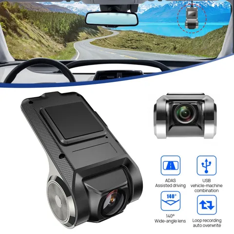 For Android Car Radio USB Car DVR Dash Camera Video Recorder Night Vision ADAS