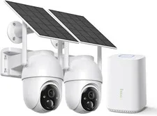 4MP Solar Security Camera Wireless Outdoor No Subscription