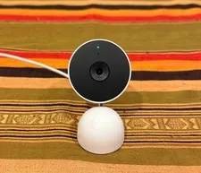 Google Nest Security Camera (Indoor, Wired) 2nd Gen GJQ9T - Discrete White