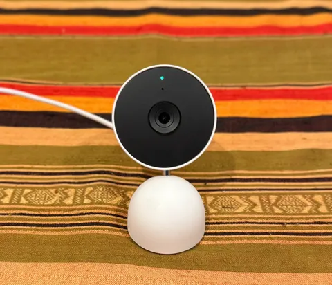 Google Nest Security Camera (Indoor, Wired) 2nd Gen GJQ9T - Discrete White