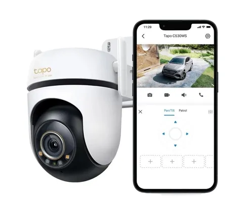 Tapo 3K 5MP Outdoor Pan/Tilt Security Wi Fi Camera 360° View 