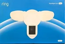 Ring Floodlight Cam Wired Pro - 2K Video Wi-Fi 3D Motion Camera White NEW SEALED