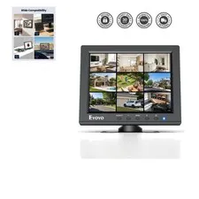 8-Inch Mini LCD Security Camera Monitor with 1024x768 Resolution & HDMI