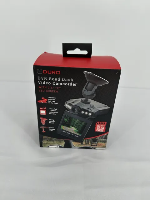 Aduro DVR Road Dash Video Camcorder, Security camera, 2.5'' TFT LED Screen