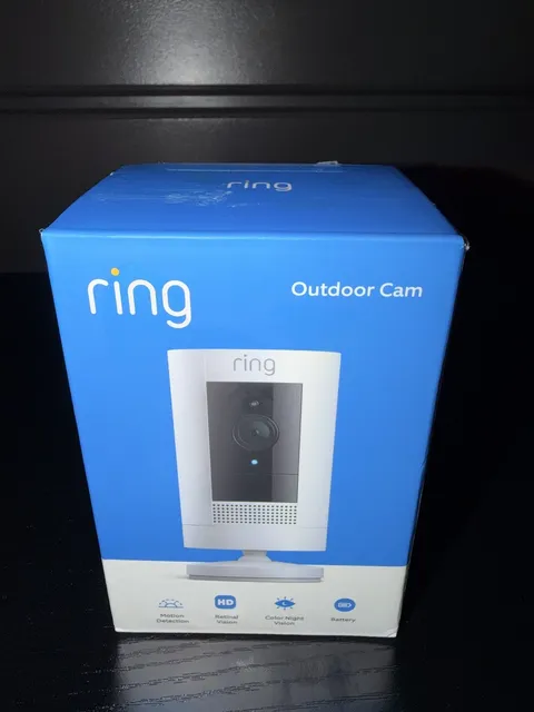 Ring Outdoor Cam (Stick Up Cam) – Brand New Sealed – White