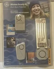 GE Wireless Security Kit Window or Door Alarm Entry Chime Mode, NEW