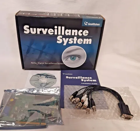BUILD YOUR OWN 8 CAMERA SECURITY SYSTEM, GEOVISION, ANALOG PCI-E Video Cap. Card