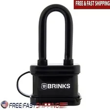 Weather Resistant 40mm Keyed Padlock Cut Pry Resistant Heavy Duty Security New