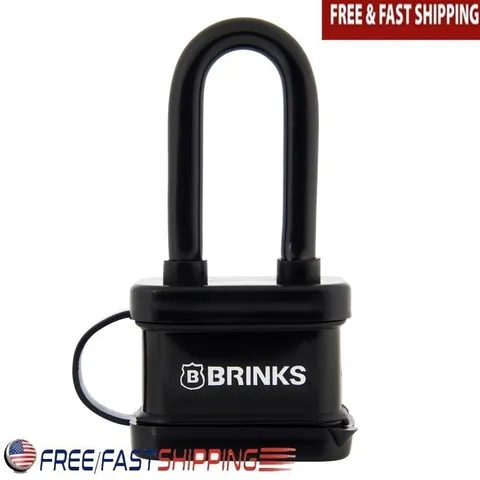 Weather Resistant 40mm Keyed Padlock Cut Pry Resistant Heavy Duty Security New