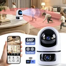 Indoor Cam 2K Security Camera Color Night Vision Car/Body/Pet/Baby/Fire Monitor