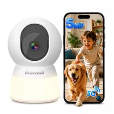 2.5K HD Security Camera, 5G & 2.4G Dual Wifi Smart Camera, Color Night Vision wi