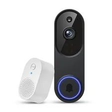 1080P Wireless Video Doorbell Camera, AI Human Detection for Home Security, 2...