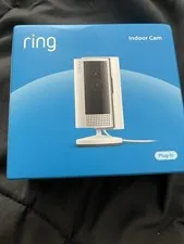 Ring Indoor Cam (2nd Gen) 1080p Wi-Fi IP Motion Detection Plug-In White