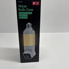 WYZE Bulb Cam Security Camera 2K HD Outdoor Light Bulb Camera Color Night Vision
