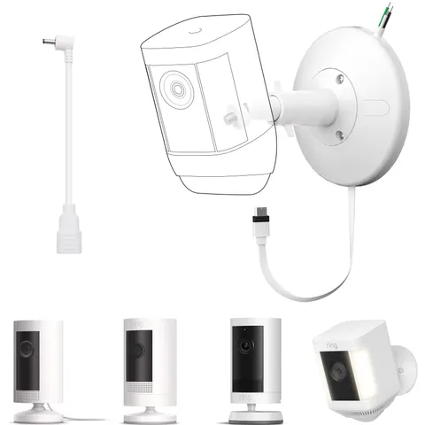 Hardwired Kit for Ring Cams (Outdoor Cam Plus, Spotlight Cam Pro/Plus,Stick U...