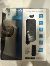 myQ Home Entry 3-in-1 Smart Video Lock Doorbell Camera Fingerprint Face Access