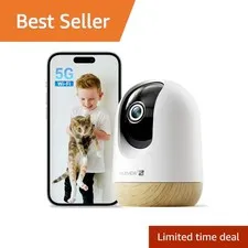 MUBVIEW 5G WiFi Indoor Camera 2K Yellow