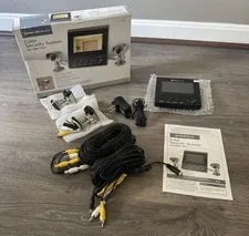 Bunker Hill Security 63129 Night Vision Color System 4.3in Monitor 2 Cameras 🔥