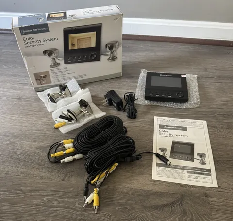 Bunker Hill Security 63129 Night Vision Color System 4.3in Monitor 2 Cameras 🔥