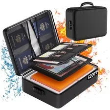 Secure Document Storage for Home & Travel