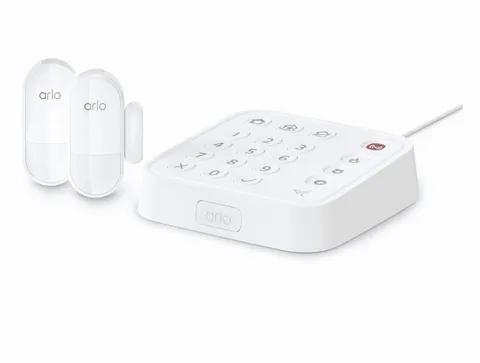 Arlo Home Security System - Wired Keypad Sensor Hub, (2) 8-in-1 Sensors, 
