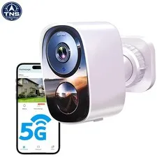 2026 Wireless Outdoor Security Camera 2K Full-Color Night Vision  Waterproof