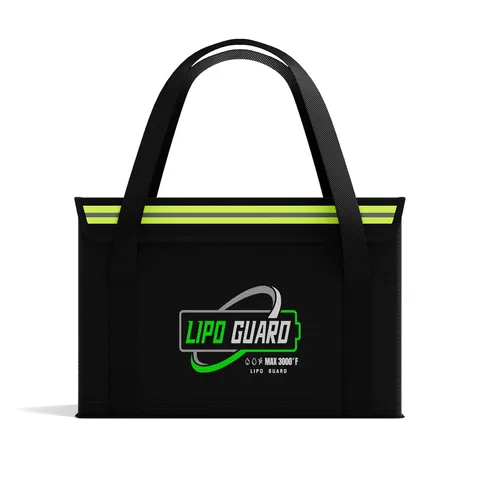 12V 100Ah LiFePO4 Lithium Battery Fireproof Safe Bag14x7.9x9.4 Inches