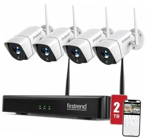 WiFi Wireless Security Camera System, Wireless NVR System | 4pcs Security