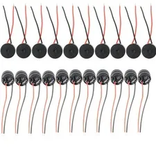 Xnrtop DC 12 V Wired Connector Active Electronic Buzzer 85 dB 20 PCS