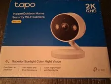 Tapo C120 2K QHD Indoor/Outdoor Wi‑Fi Camera IP66 Color Night Vision Audio