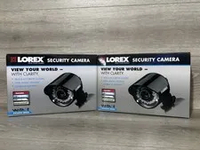 Lot of 2 LOREX Surveillance Cameras Model CVC6930 Series Black New In Sealed Box