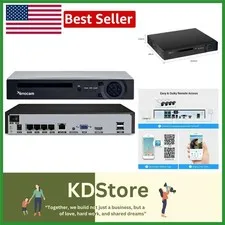 Innovative 4CH NVR with H.265 Compression - Ultimate Home Security Solution