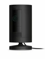 Ring Stick Up Plug-in 1080p HD Security Camera - Black