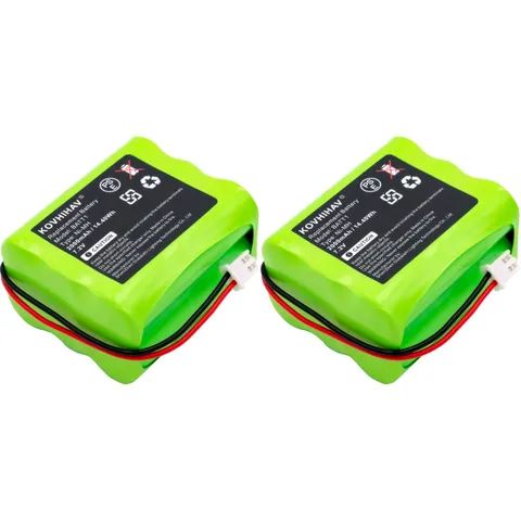 (2 Pack) Updated BATT1 7.2v 2000mah ni-mh Battery Pack Control Panel System A...