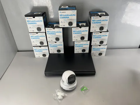 Luminys K5T-16L2A4 16-Channel UHD 4K NVR & 12 x 5MP LumiLuxLite Turret Cameras