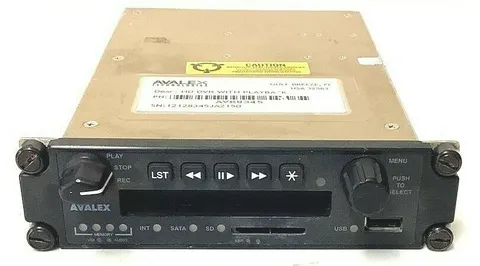  Used Avalex AVR8345 HD Digital Video Recorder HIGH DEFINITION PLAYBACK REV A