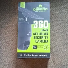 Defend by Tactacam 360 4G Cellular Outdoor Camera Night Vision Pan/Tilt Zoom